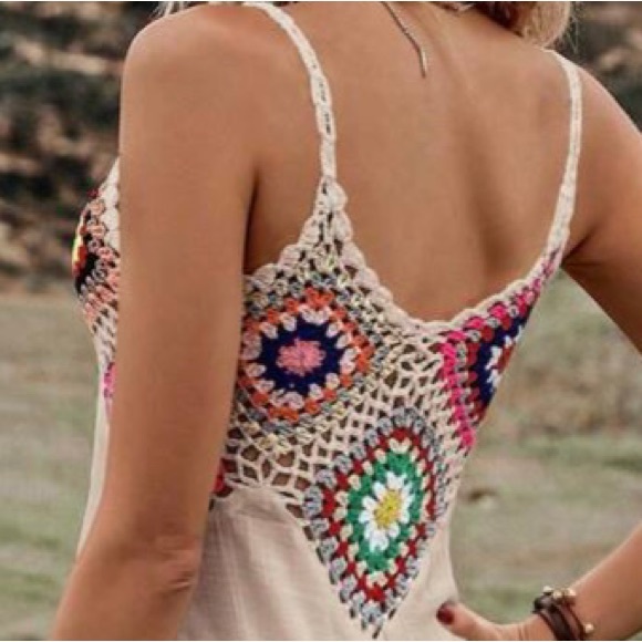 Crochet sundress/ coverup - Picture 3 of 7